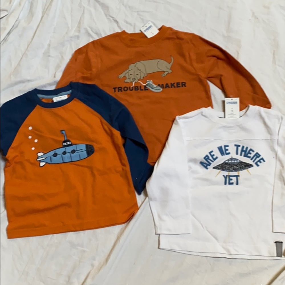 NWT Lot of 3 Gymboree L/S Tees Size 3-3T